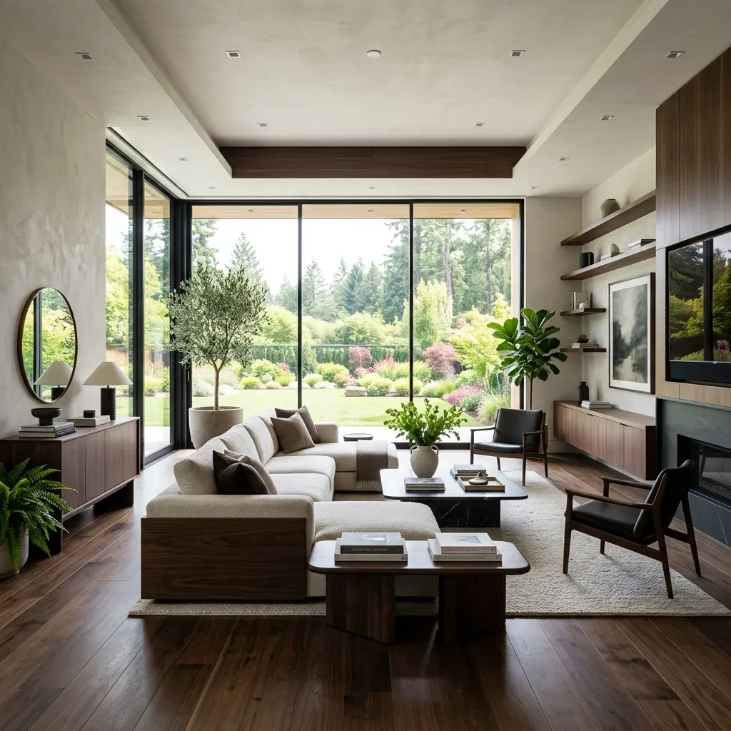 Interior amplio, puro y saludable con luz natural y espacios de diseño